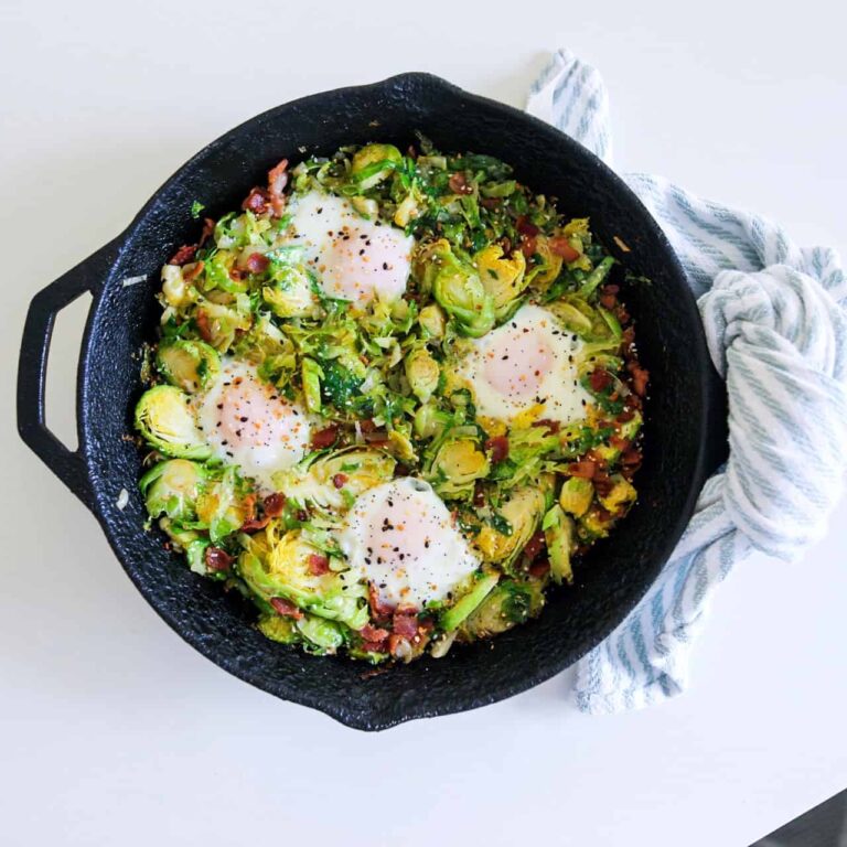 Whole30 Brussels Sprout Hash