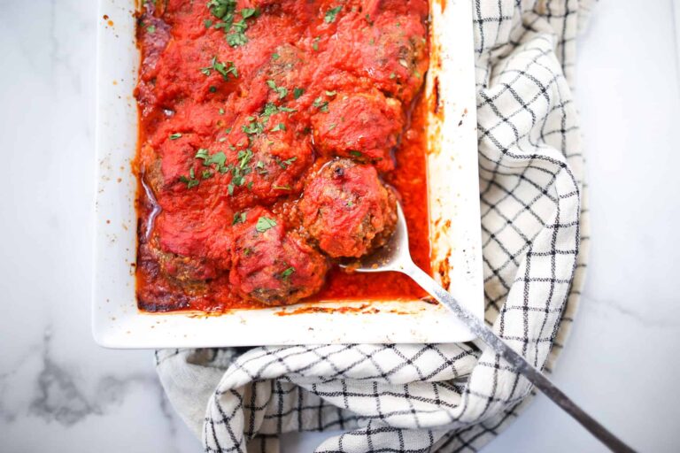Perfect Baked Meatballs (Whole30 + Paleo)