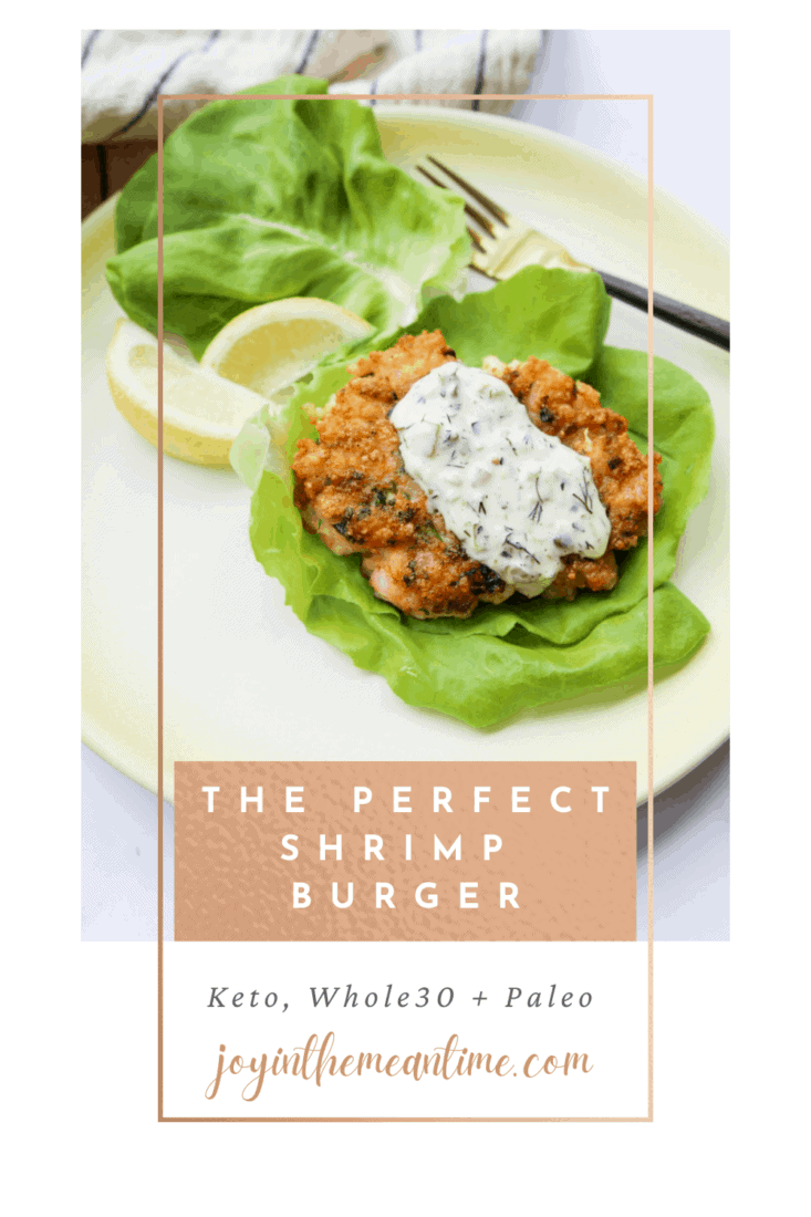 Cajun Shrimp Burger {Simple Burger With Avocado Mayo}