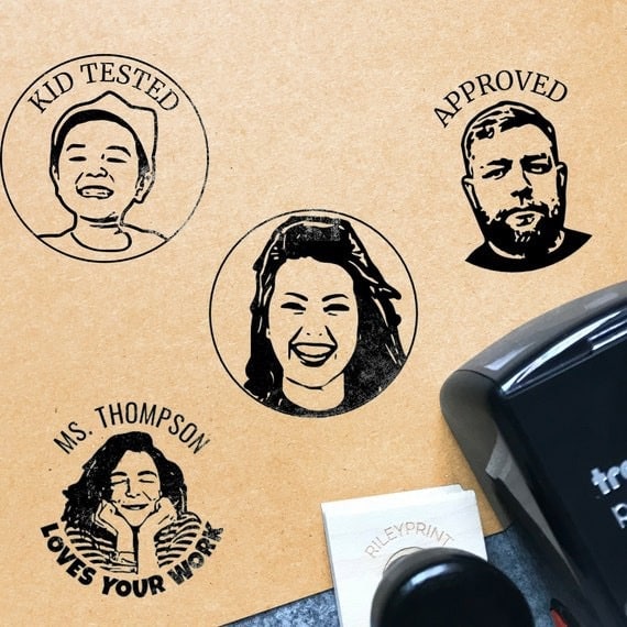 personalized face stamps