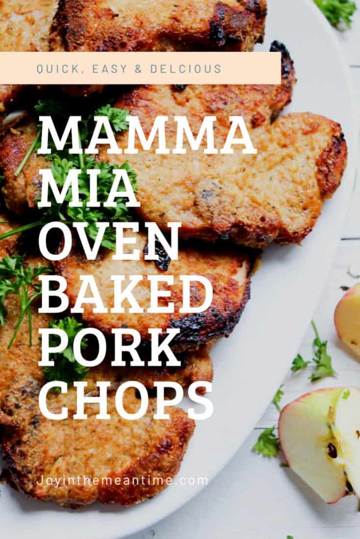 Mamma Mia - Oven Baked Breaded Pork Chops Pinterest