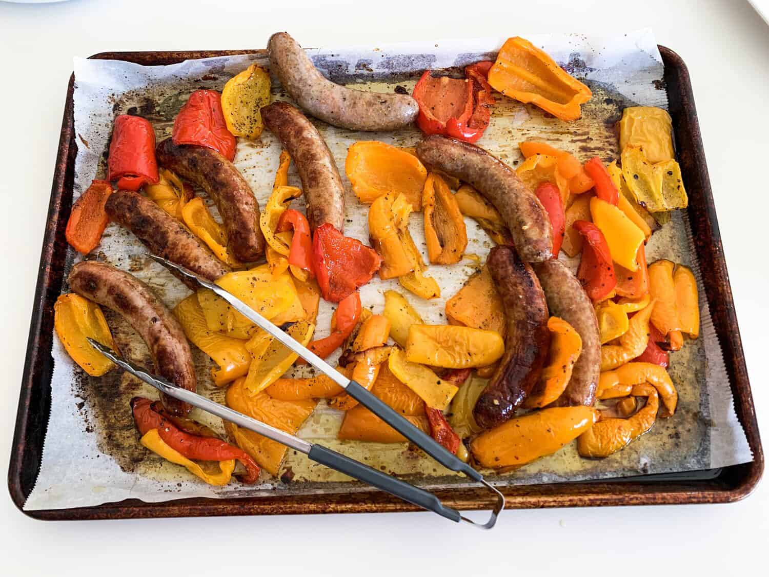 Mamma Mia's Whole30 Sausage and Peppers